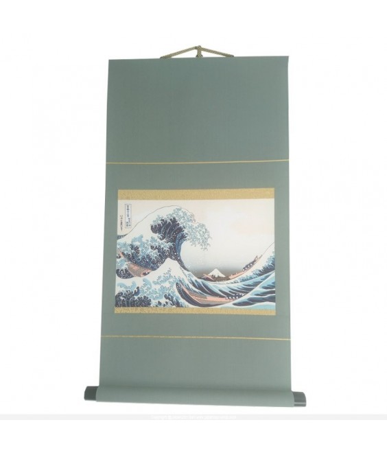 Kakejiku Japonais Kanagawa Nami Ura