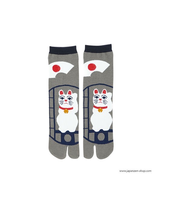 Japanese Tabi Socks Maneki Neko