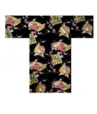 Veste japonaise femme style kimono Magnifique Grue | Japanzen