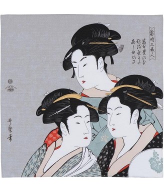 Furoshiki japonais Utamaro en coton | Japanzen