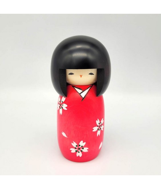 Kokeshi Japonaise "Sakura" Fleur de Cerisier
