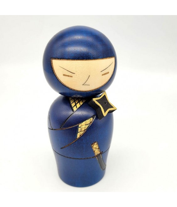 Kokeshi Japonaise "Ninja"