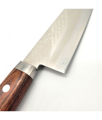 Couteau Santoku Yoshihiro - Lame en acier
