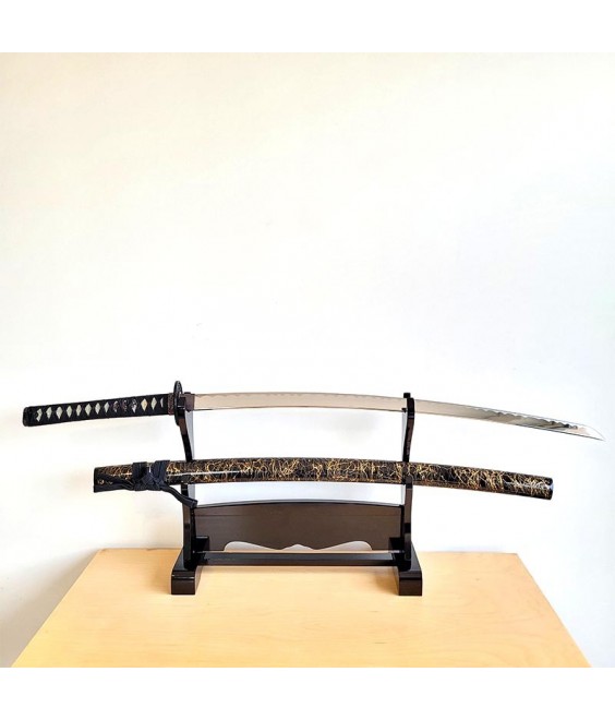 Katana de Décoration "Kin-Kumo" Nuage d'Or