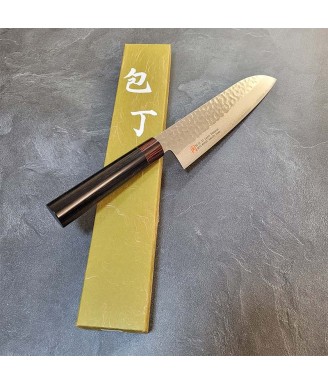 couteau de cuisine japonais polyvalent santoku damas japanzen
