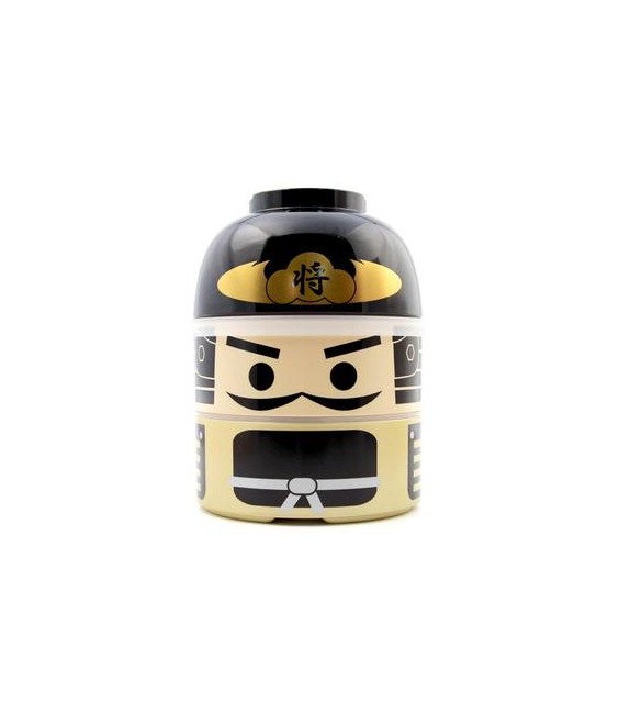 Bento japonais Samouraï 1200 ml – boîte lunch 2 étages fabriquée au Japon| Japanzen