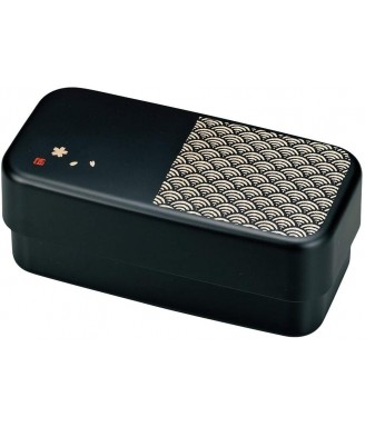 Bento Japonais “Nami” 950 ml – Seigaiha & Sakura – Made in Japan