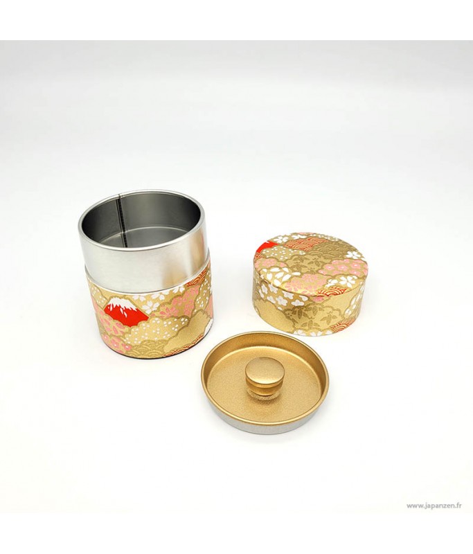 Japanese Tea Canister "Fujisan"