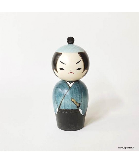 Kokeshi "Blue Samourai ?"