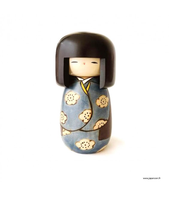 Kokeshi Kohjitsu "Ume" Blue
