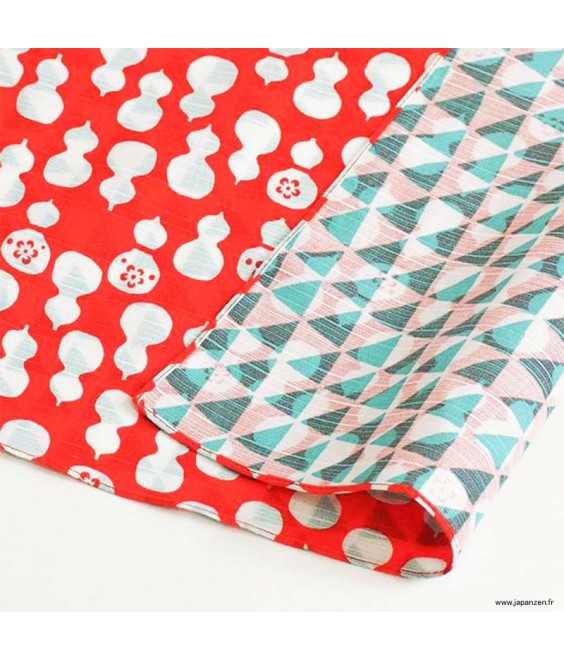 Furoshiki Japonais Hyotan Uroko