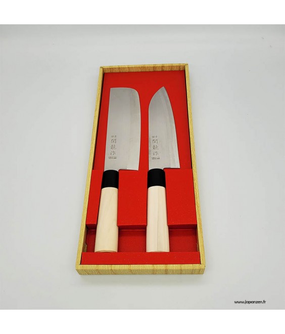 Coffret couteaux de cuisine japonais