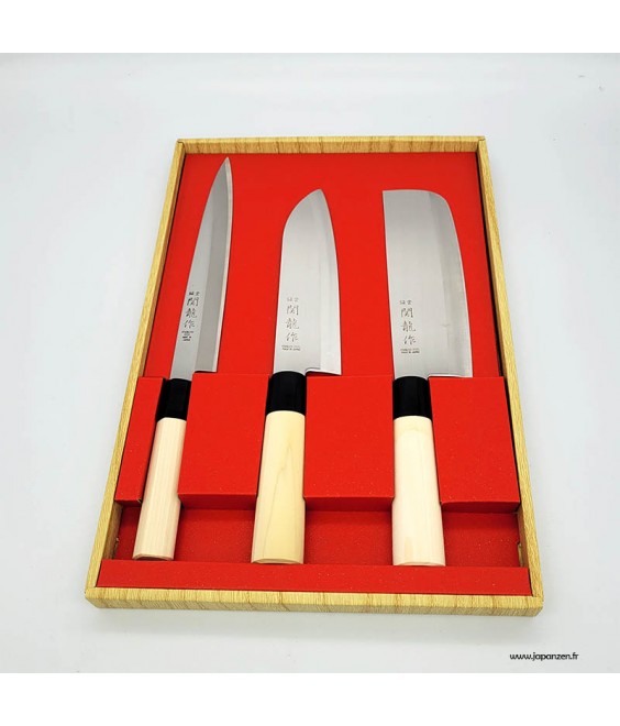 Japanese cooking knives 3 pieces set