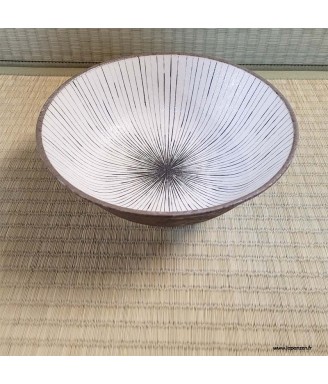 Bol Ramen Shima – Porcelaine japonaise Ø 21 cm | Japanzen