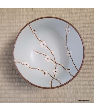 Bol ramen japonais fleurs de prunier Ume | Fabriqué au Japon | Japanzen