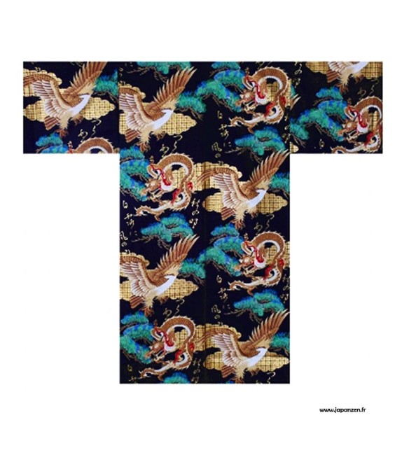 Kimono Hanten "Dragon et Aigle"