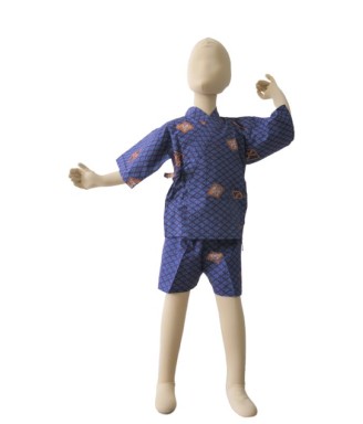 Jinbei Enfant Japonais – kimono d’été léger en coton | Japanzen