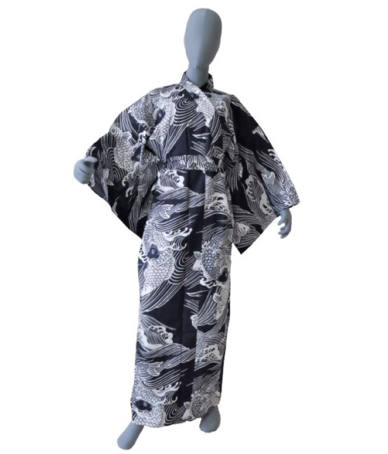 Men's Yukata "Koi fish"