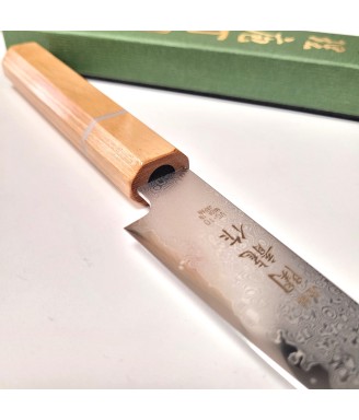 Couteau japonais Kiritsuke 120 mm – Acier Damas VG10 | Japanzen