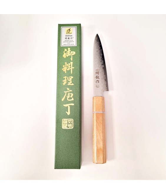 Japanese Petty Knife Damascus VG10 Sekiryu - Precision and Quality from Seki