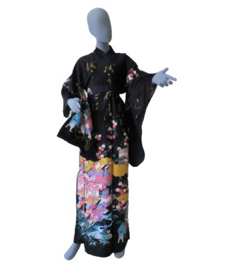 kimono japonais femme furisode haiku -japanzen