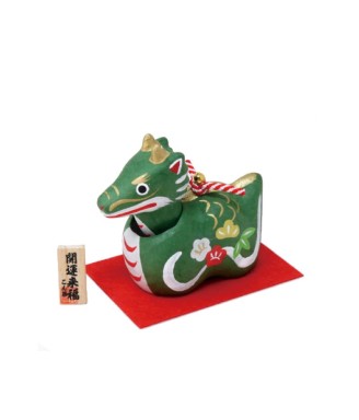 Figurine Hariko Dragon à tête mobile | Porte-bonheur japonais