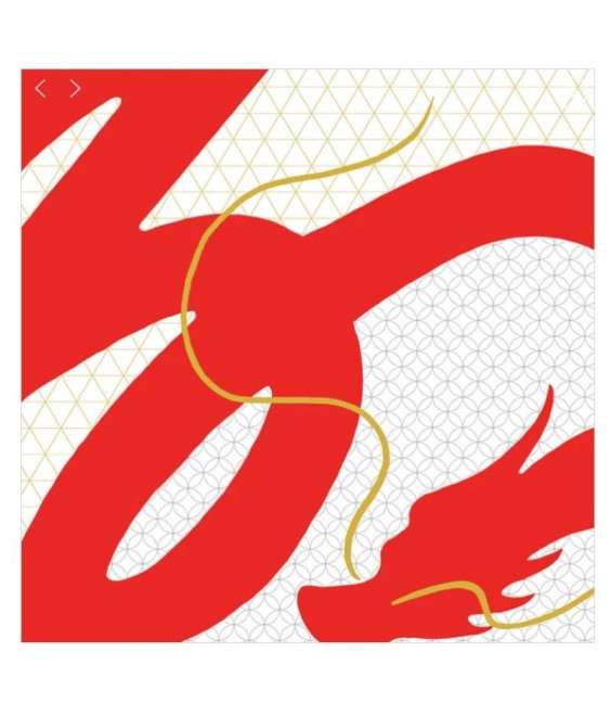 Furoshiki Japonais motifs "Chidori et Seigaiha"