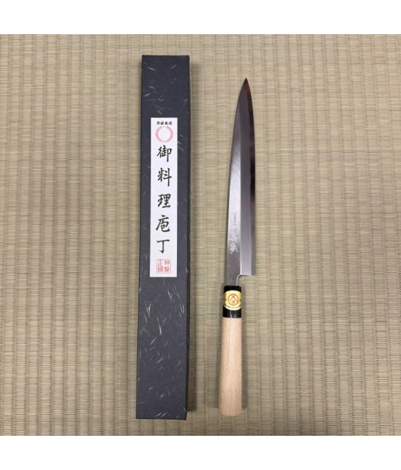 Couteau Yanagiba Yoshihiro 240 mm – Shirogami japonais | Japanzen