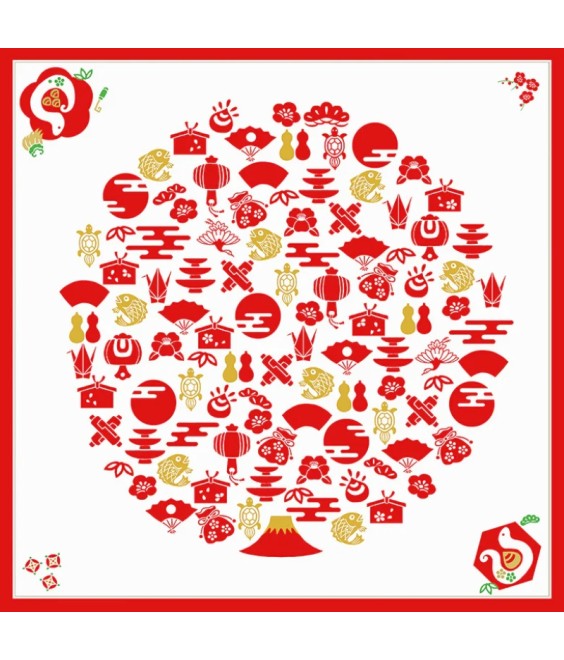 Japanese Furoshiki Year Of Snake 2025