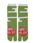 Chaussettes Tabi Daruma Vert