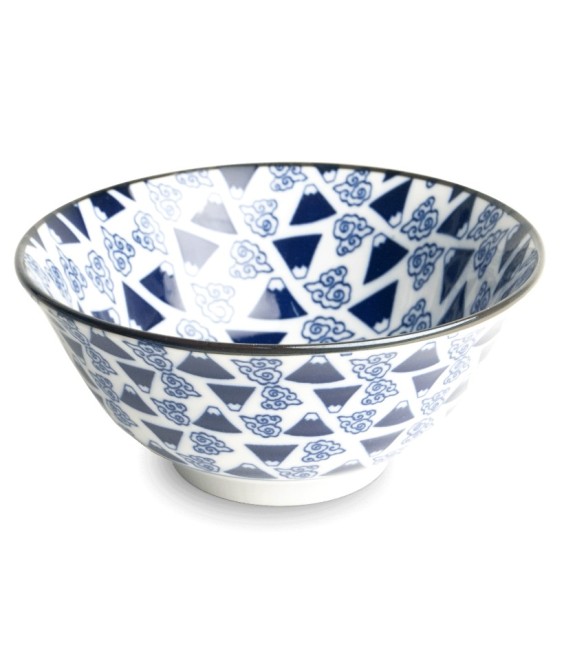 Bowl with Mount Fuji Pattern