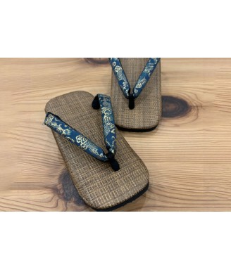 sandales setta japonaises traditionnelles kinran ryu