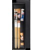 Ensemble de baguettes japonaises Geisha avec support 22,5 cm | Japanzen