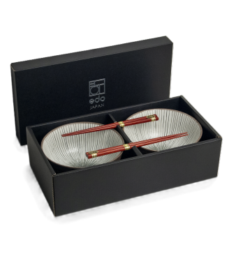 Coffret de Deux Bols Japonais Shima Sendan