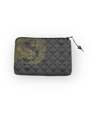 Japanese Coin Purse Fujin & Raijin – Cotton 15x11 cm | Japanzen