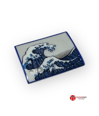 Kanagawa Wave Incense Holder – Japanese Porcelain | Japanzen