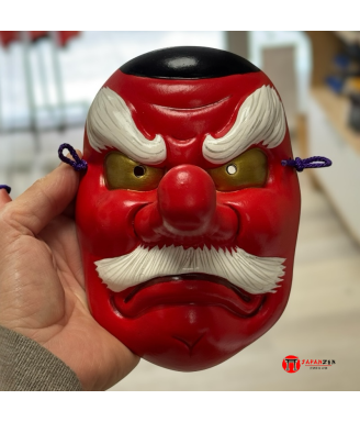 Masque Tengu Japonais décoratif 15,5 cm – Céramique | JapanZen