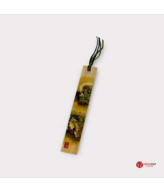 Marque-pages japonais en bambou – Fujin & Raijin | Japanzen