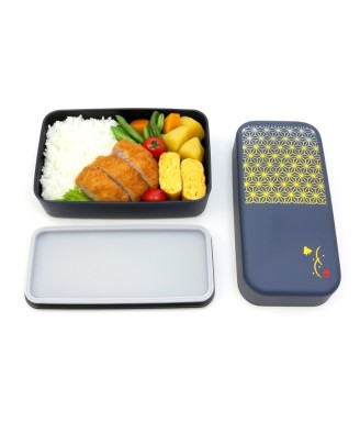 Bento Japonais Asanoha 950 ml – Motifs Traditionnels – Made in Japan