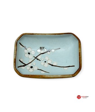 Hana” Light Green Japanese Porcelain Sauce Dish – Elegant Tableware | Japanzen