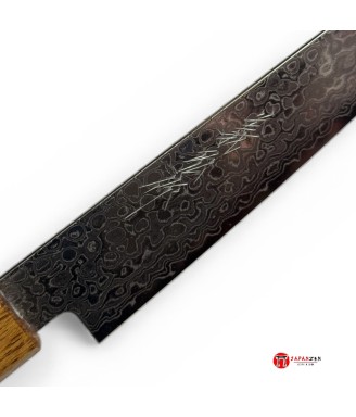 Couteau Petty Yamawaki Damas AUS-10 150 mm | Sakai Japon