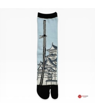 Chaussettes Tabi Japonaises "Château Japonais" – Made in Japan