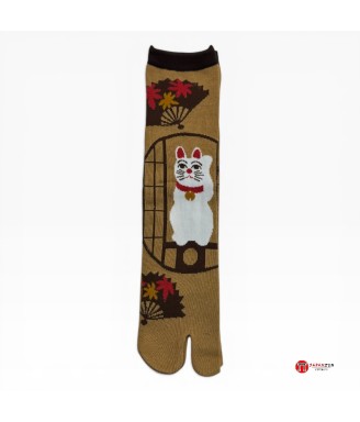 Tabi Maneki Neko & Momiji – Chaussettes Automne Japonais | Japanzen