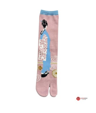 Japanese Tabi Socks Maiko pink