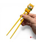 Baguettes enfant Shiba jaune – Apprentissage Facile et Ludique | Japanzen