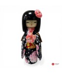 Kokeshi Kyoto textile chirimen traditionnel japonais