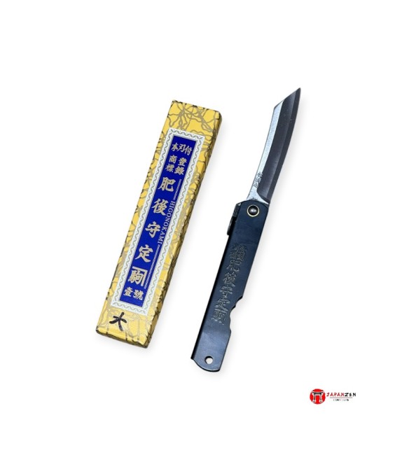 couteau pliant japonais higonokami et sa boite