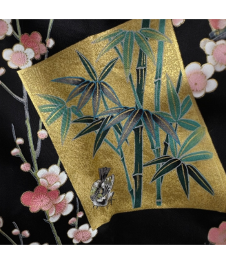 Veste japonaise femme style kimono Magnifique Grue | Japanzen