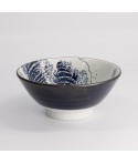 bol a ramen japonais 17x8cm motif grande vague de kanagawa Hokusai
