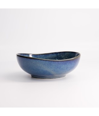 Bol japonais Cobalt Blue – Porcelaine artisanale 650 ml | Fabriqué au Japon | Japanzen